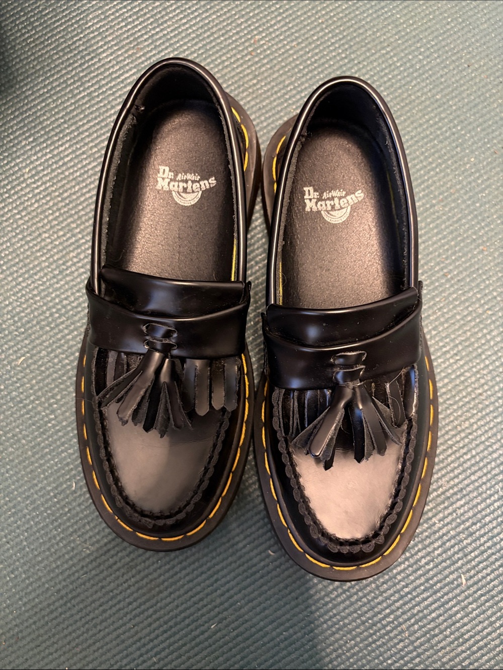NEW Dr. Martens Unisex Adrian Black leather Tassel Loafers